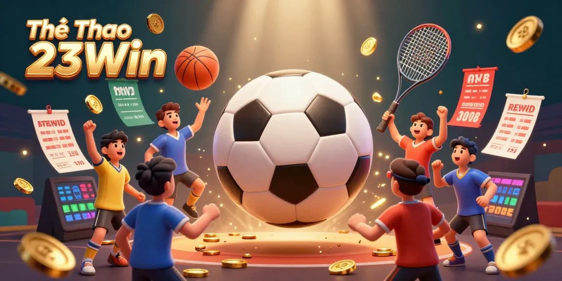 Join the excitement of Thể Thao 23Win sports betting with dynamic odds and cheering fans.