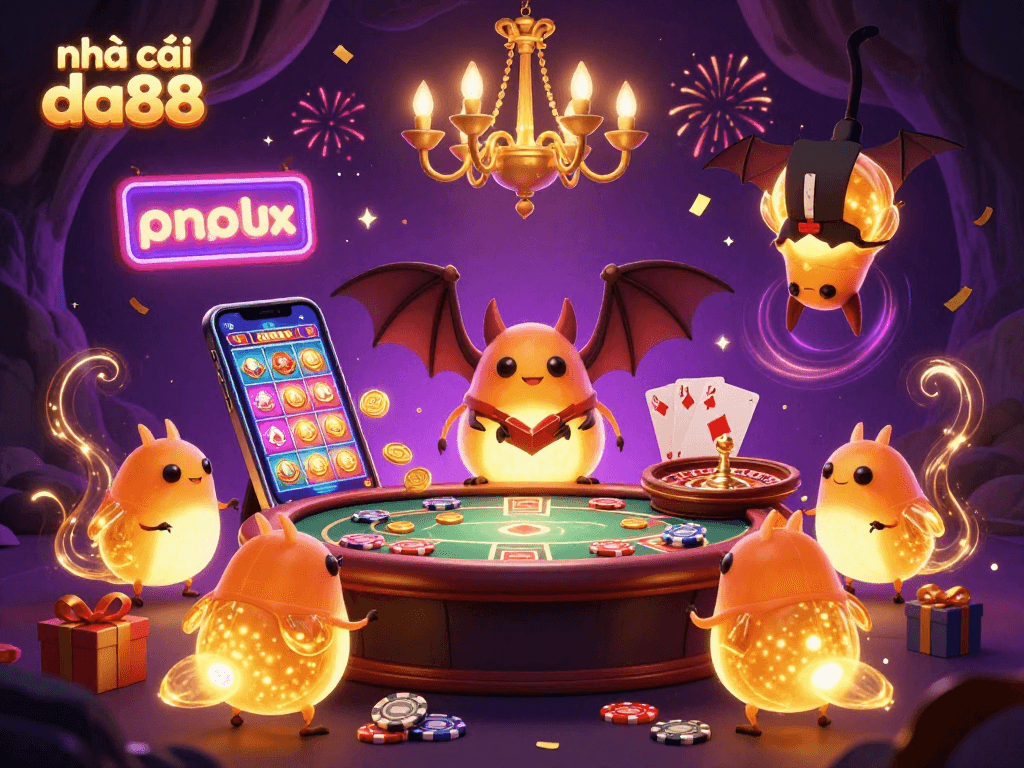 Join the excitement with the nhà cái da88 glowworms illuminating a fun-filled casino scene.