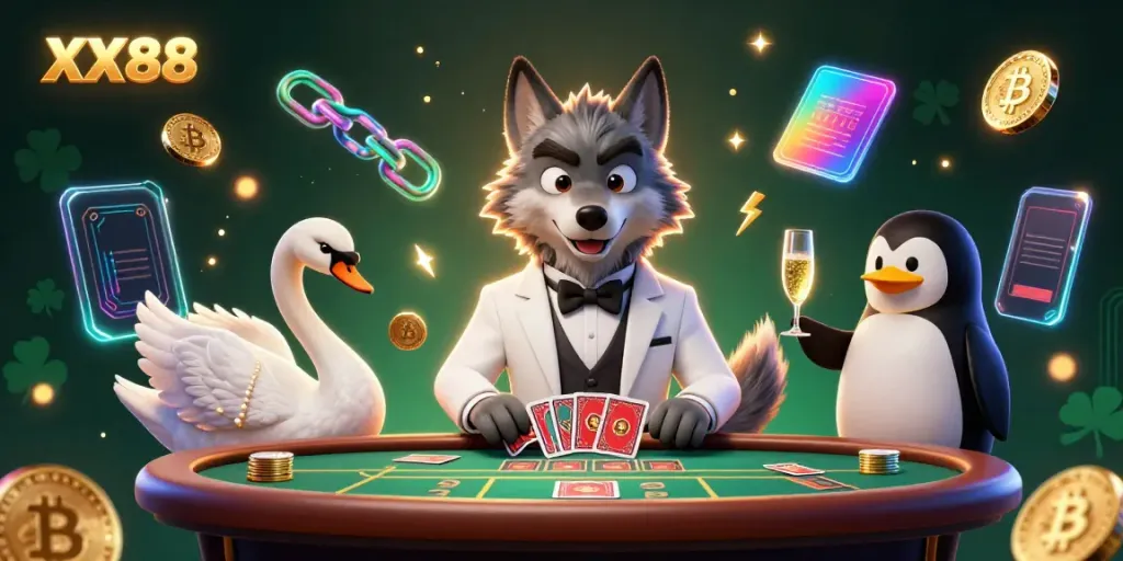 Enjoy a thrilling baccarat experience at XX88 featuring vibrant 3D characters and dynamic gaming elements.