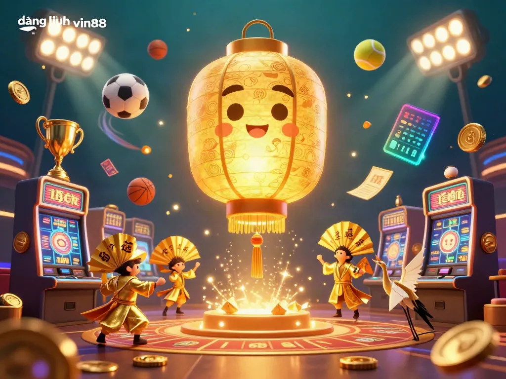 Engage in adventurous gaming with đăng nhập vin88 surrounded by vibrant casino elements and golden motifs.